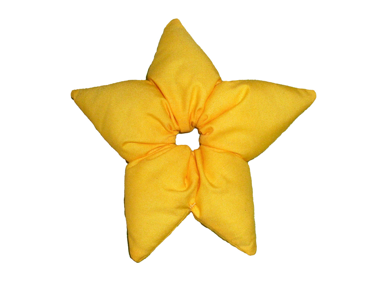 superstar scrunchie in yellow